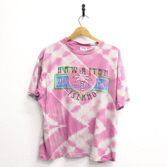 Vintage Hawaii Island Palm Club T Shirt XL - Picture 1 of 12